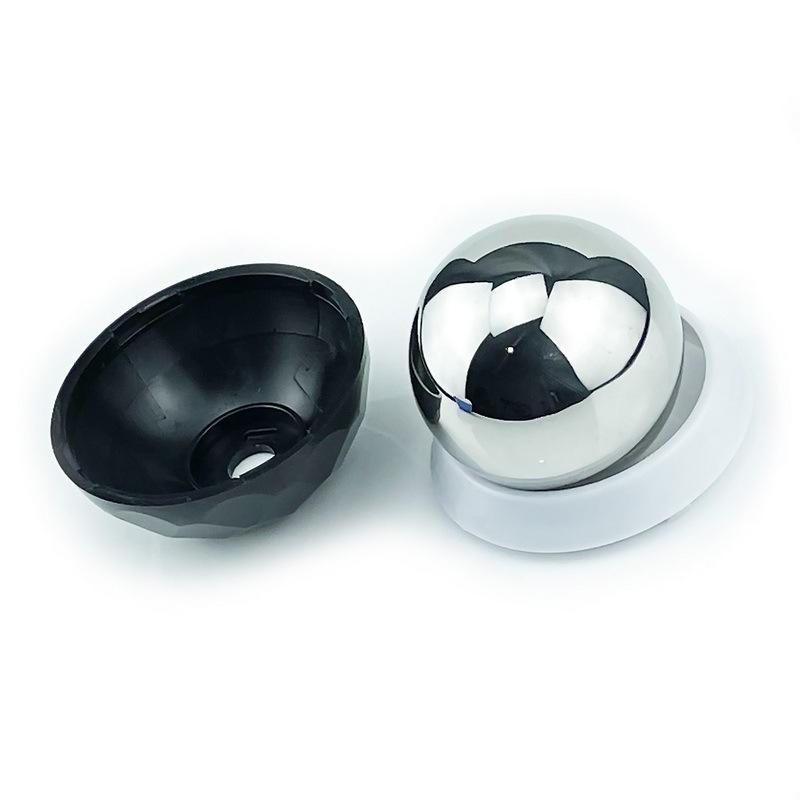 Stainless Steel Massage Roller: Handheld Cold & Hot Compress Ball for Muscle Relaxation and Fascia Relief.