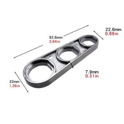 1pc Llave para Aireador de Grifo Herramientas de Extracción de Caño de Grifo Llaves de Reparación Boquilla de Grifo Burbujeador Llave Universal Llave de Desmontaje