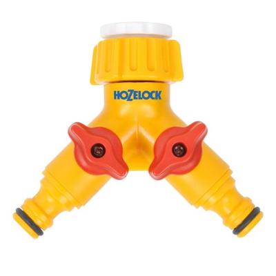 Hozelock Çift Musluk Konektörü
