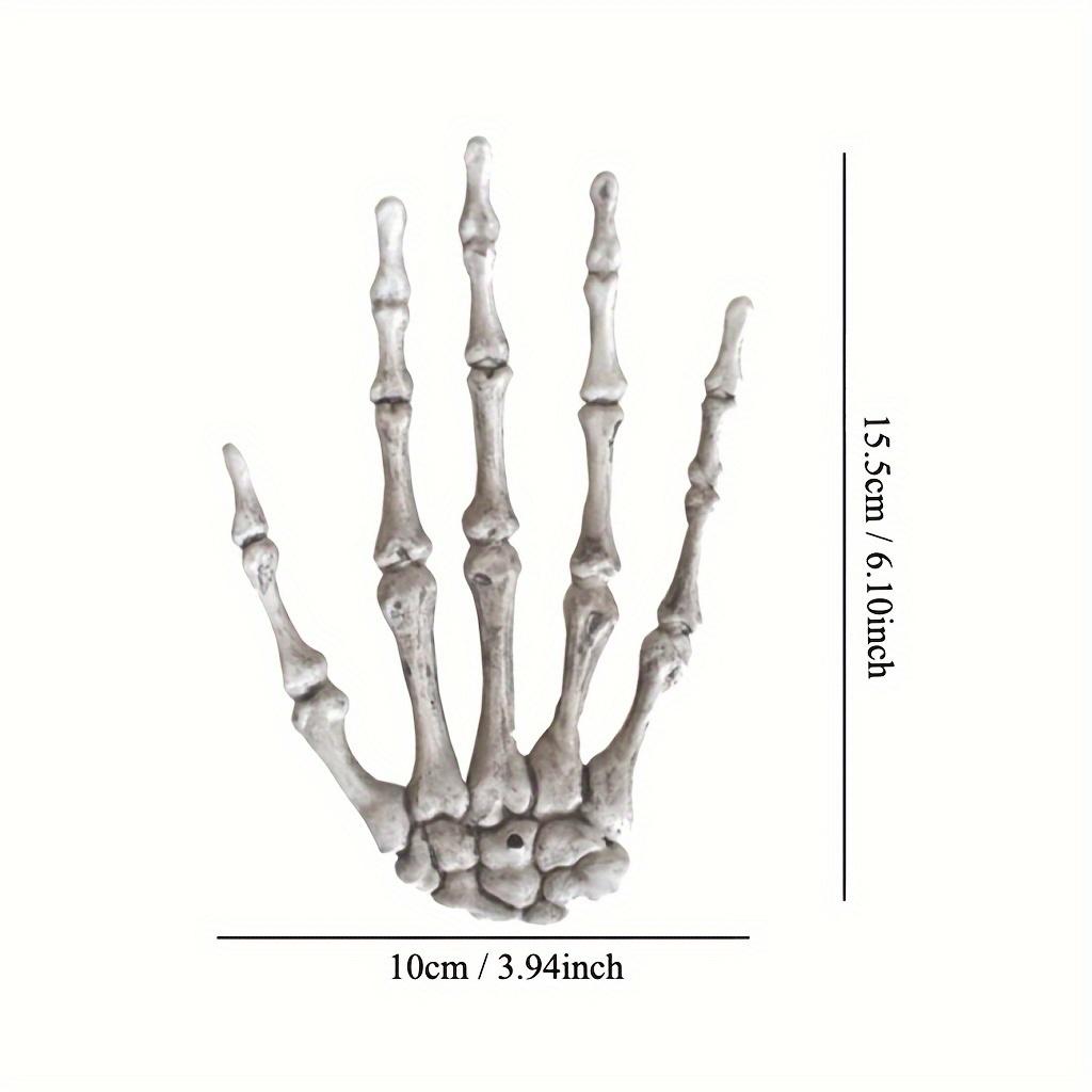 1pc Halloween Skull Hand Claw Hair Clip Funny Dress Up Headwear Horror Dark Hand Skeleton Duckbill Clip Hair Accessories
