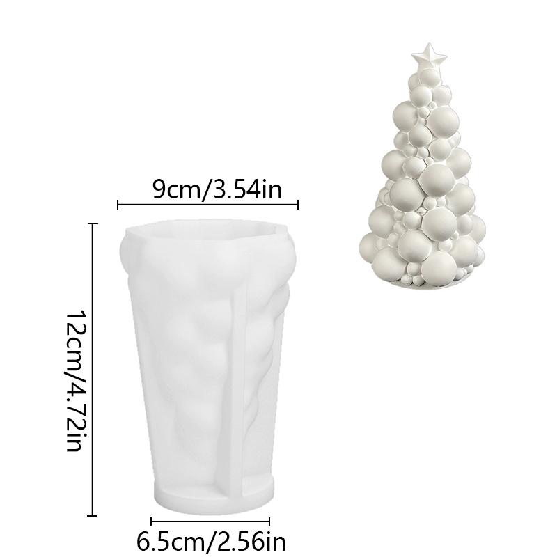 

Рождественская форма для ароматерапии, свечи ручной работы, гипсовая форма, стойка для украшений, креативный силиконовый инструмент для поделок своими руками