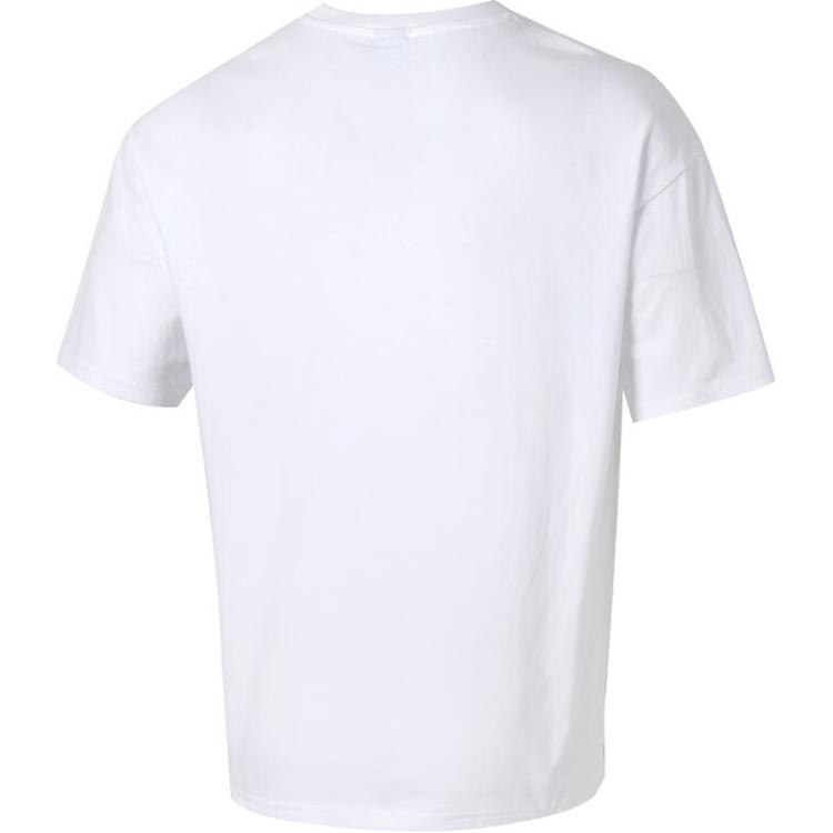 PUMA T Shirts Unisex White Crew Neck Moderate 627004-02