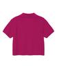 LEE Women Collared Crop Short Sleeve Knit Pink