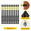 Non-Slip Impact Batch Head Strong Magnetic Cross High Torque Hardness Screw 25/50/65/70/90mm Waterproof Ph2 Screwdriver Bits Set