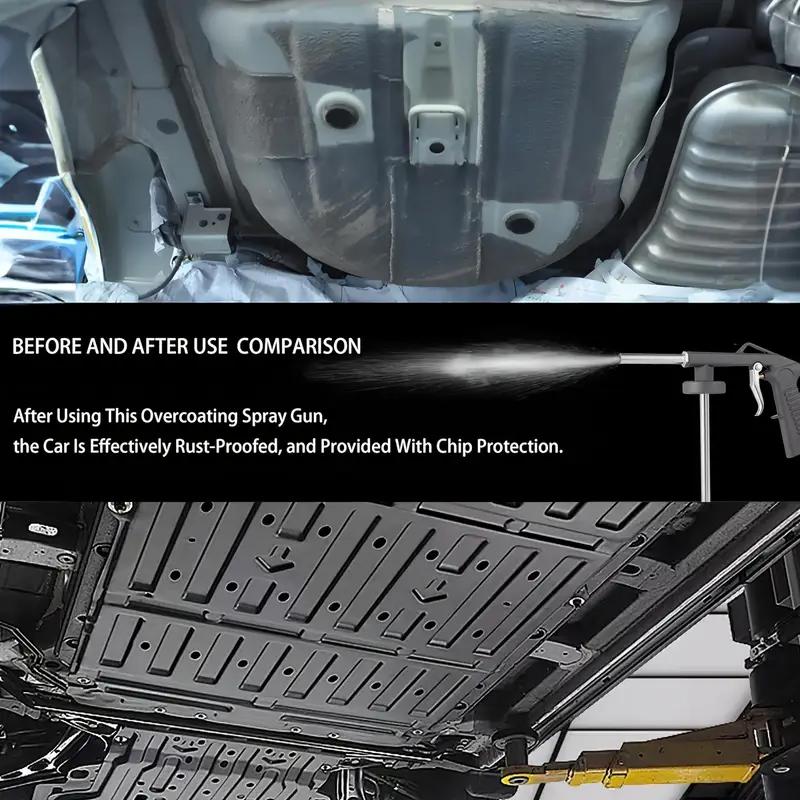 LB-09 Automobil-Chassis-Panzerungsspritzpistole Tragbarer Unterbodenschutz Metall-Sprühgerät Pneumatisches Lackierbeschichtungs-Werkzeug