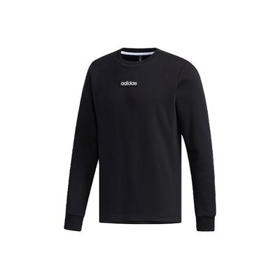 Neo Manşetli Uzun Kollu Polar Sweatshirt Erkek Sweatshirt Siyah EI4701