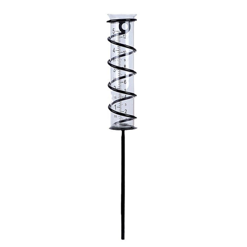 Frostproof Rain Gauge With Metal Ground Spike Easy To Read Design For Garden Courtyard