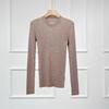Cindy Slim Ribbed Knit Merino Wool Sweater - Women's Long Sleeve