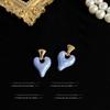 Mid-Century Vintage Stud Earrings: Trendy Literary Style in Light Luxury Fashion