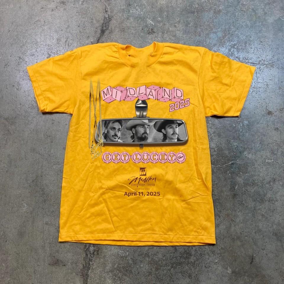 

MIDLAND 2025 GET LUCKY TOUR Band Gift For Fans S5XL Tshirt K438 Unisex T-Shirt L