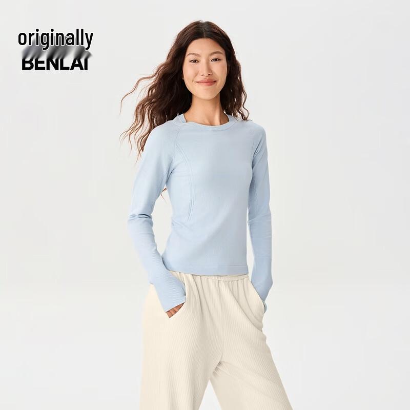 

Women s Slim Fit Round Neck Knit Top XL