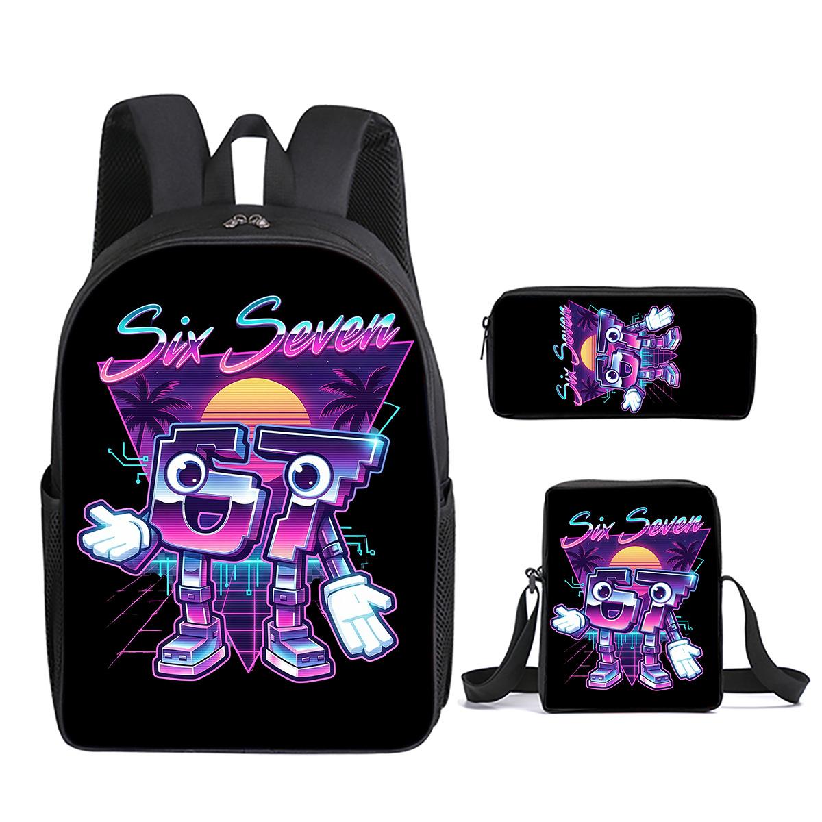 Intemporel Unique Cool Fantaisie Espace Astronaute Motif 3D 3 pièces/Ensemble pupille Cartables Quotidien Sac pour Ordinateur Portable Rucksack Sac à Lunch Trousse à Crayons