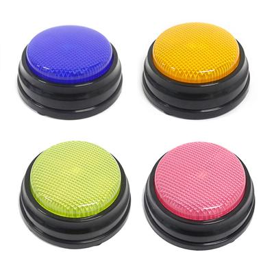 Botón de sonido de grabación de voz, tamaño pequeño, fácil de llevar, para niños, juguete interactivo, botones de respuesta