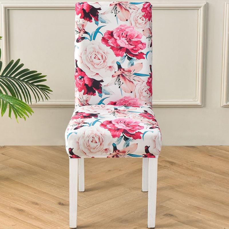 22 new colors chair covers floral modern slipcover for dinning room wedding Stretch Elastic furniture protector