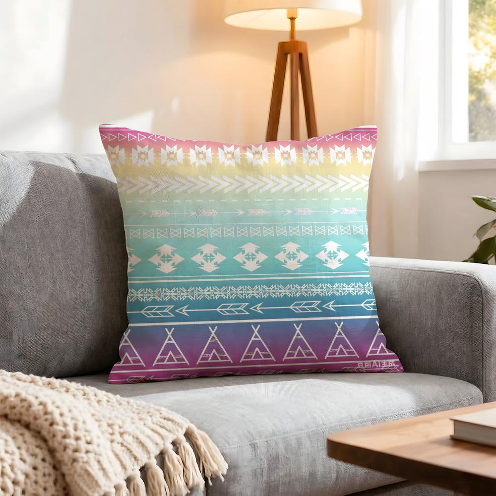 Pattern Creative Print Cushion Cover 1Pcs Decorative Covers Soft Cushion Case For Sofa Couch Decor 40X40 45X45 Pillowcases