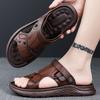 Men Sandals Classic Fashion Beach Shoes Summer Travel Roman Shoes Breathable Soft Sole Men's Flip Flops Slippers For Men Home