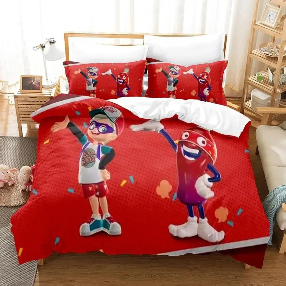 Game Ninjala Bedding Set Single Twin Double Queen King Cal King Size Bed Linen Set