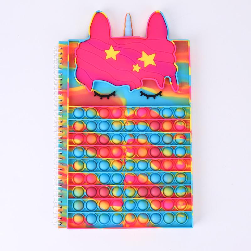 

Блокнот А4 Спираль Единорог Поп Ит Антистресс A4