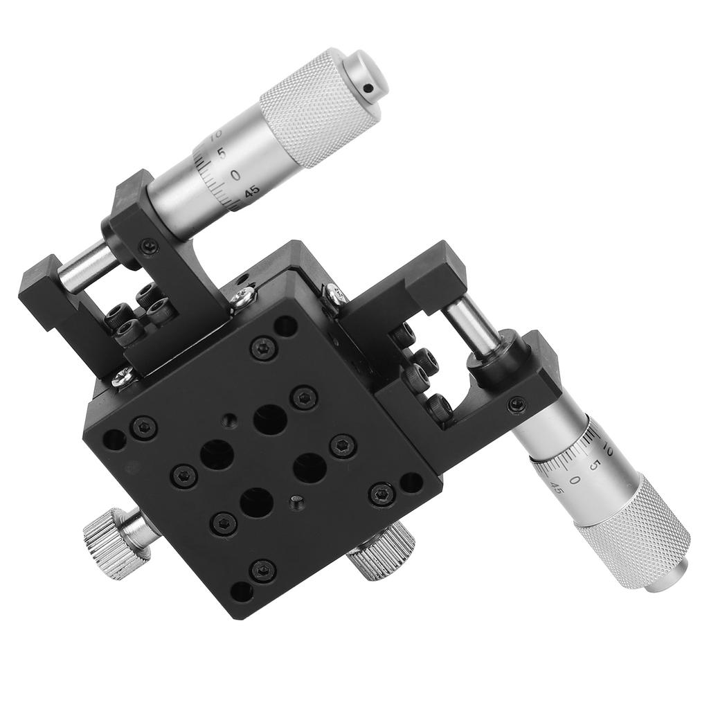 Linear Sliding Table XY Axis Manual Platform Cross Roller Guide Type Stage 40x40mm SEMYW40‑AS