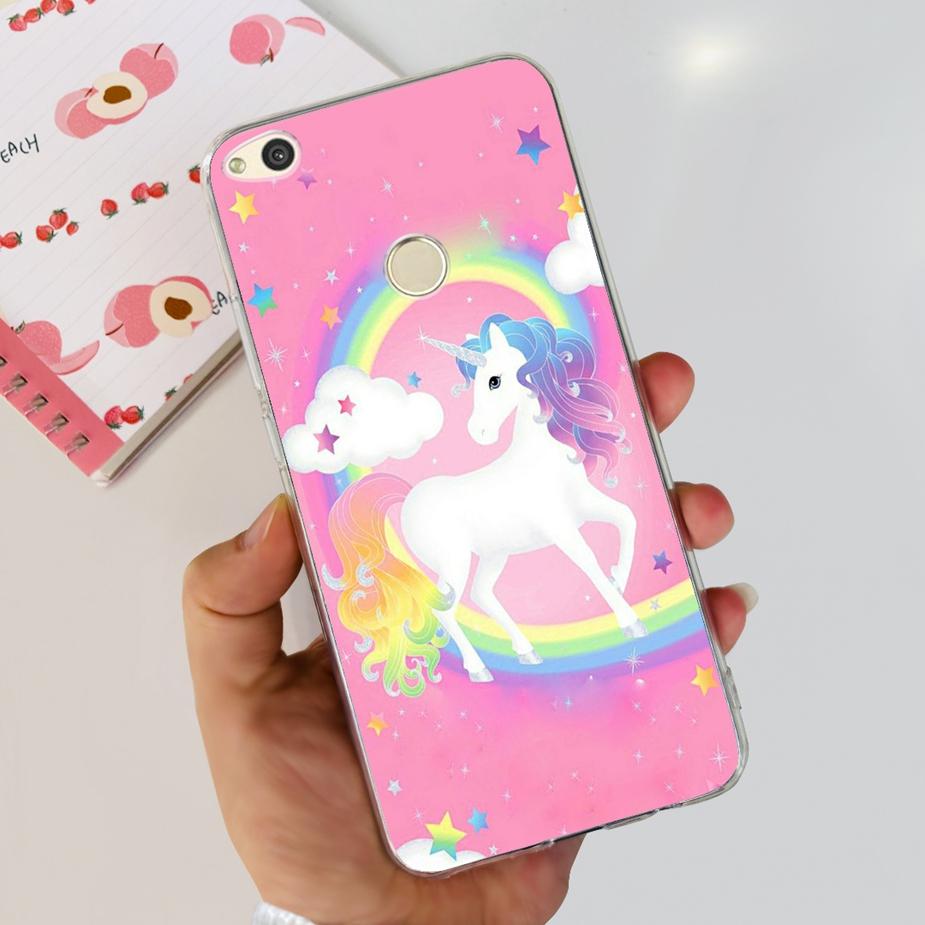 For Huawei P8 Lite 2017 Case Honor 8 Lite Popular Flowers Cartoon Cover Soft Silicone Phone Cases For Huawei P9 Lite 2017 Bumper