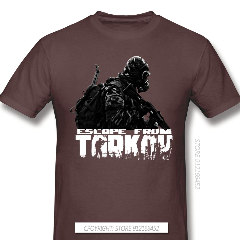 

Індивідуальна футболка для чоловіків Escape From Tarkov, шутер, з круглим вирізом, 100% бавовна, PMC L