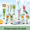 Jianmei Chuangyan 10-Piece Fruit Scent Hand Cream Set: Hydrating & Moisturizing
