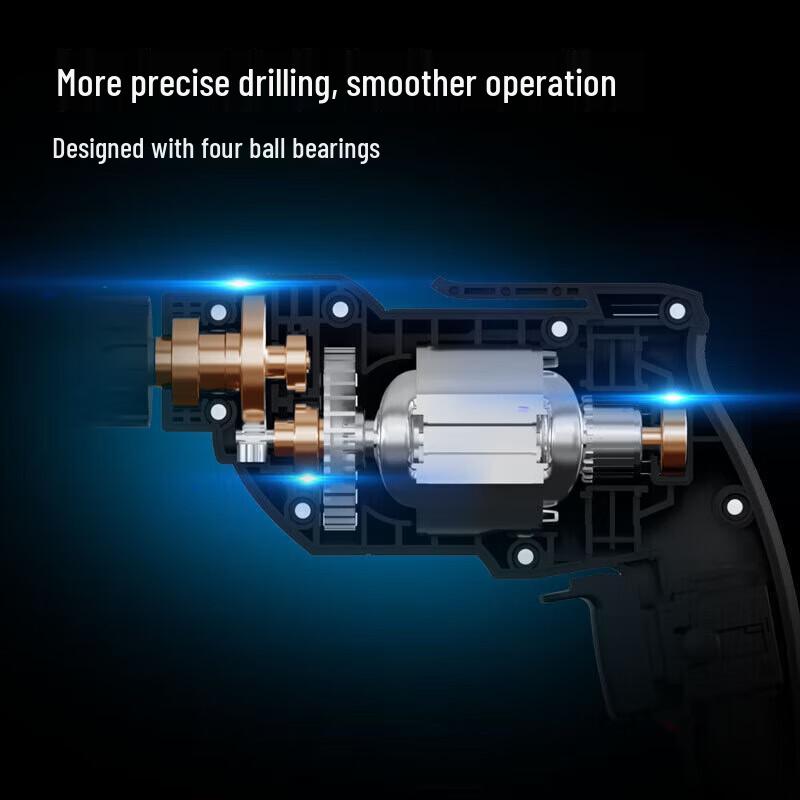 Deli Multi-Function Electric Hand Drill CN Plug (adapter Included)