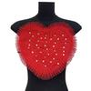 European And American Mesh Yarn Nails, Drills, Love Corsage Cloth Stickers, Handmade Three-Dimensional Pleated Lace Lace Clothing Accessories