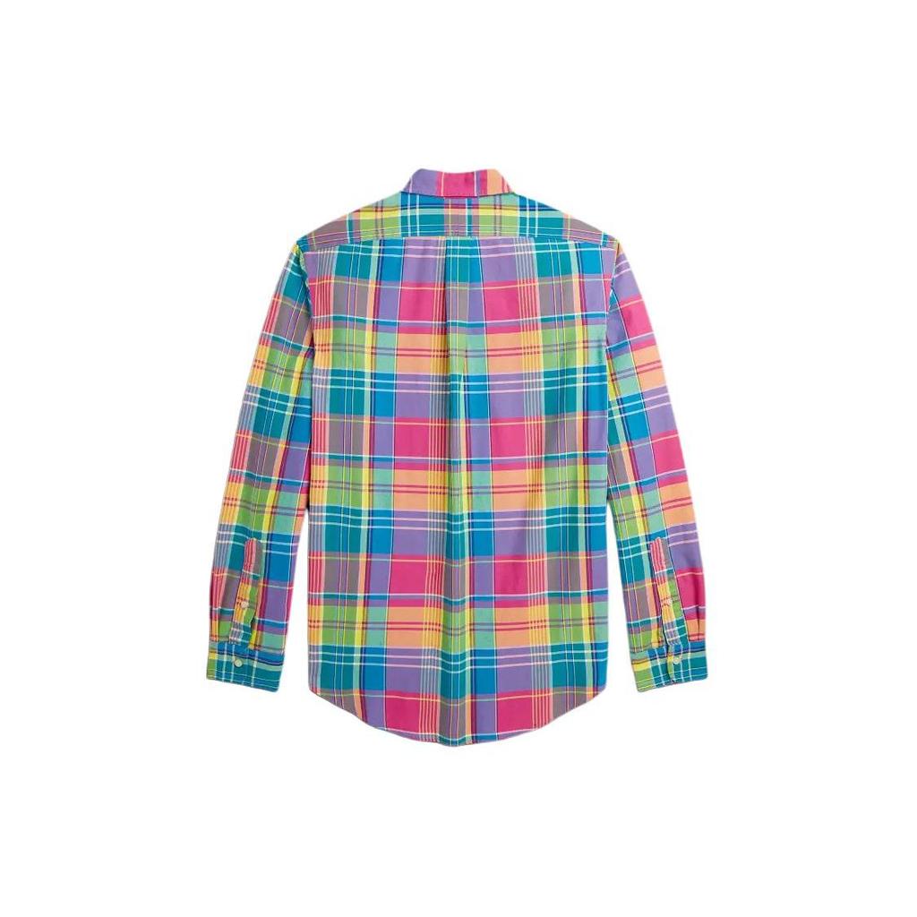Polo Ralph Lauren Classic Fit Plaid Oxford Shirt Men shirts MNPOWOV16823-463