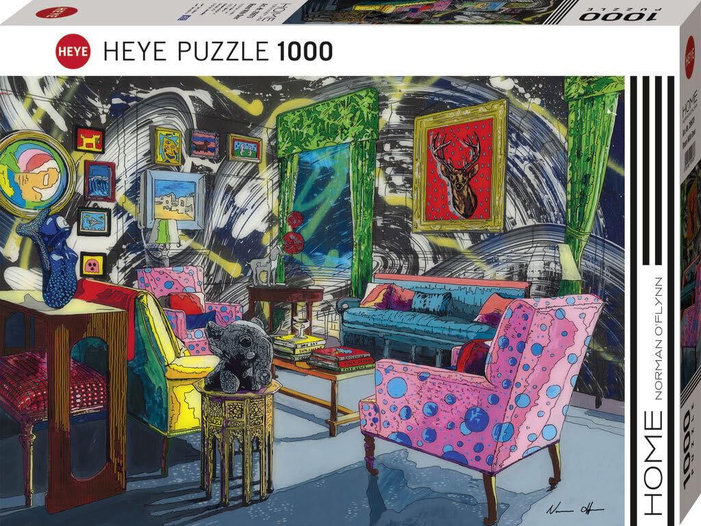 

1000-piece HEYE Puzzle Norman O Flynn: Room with Deer, 50x70cm, 29973