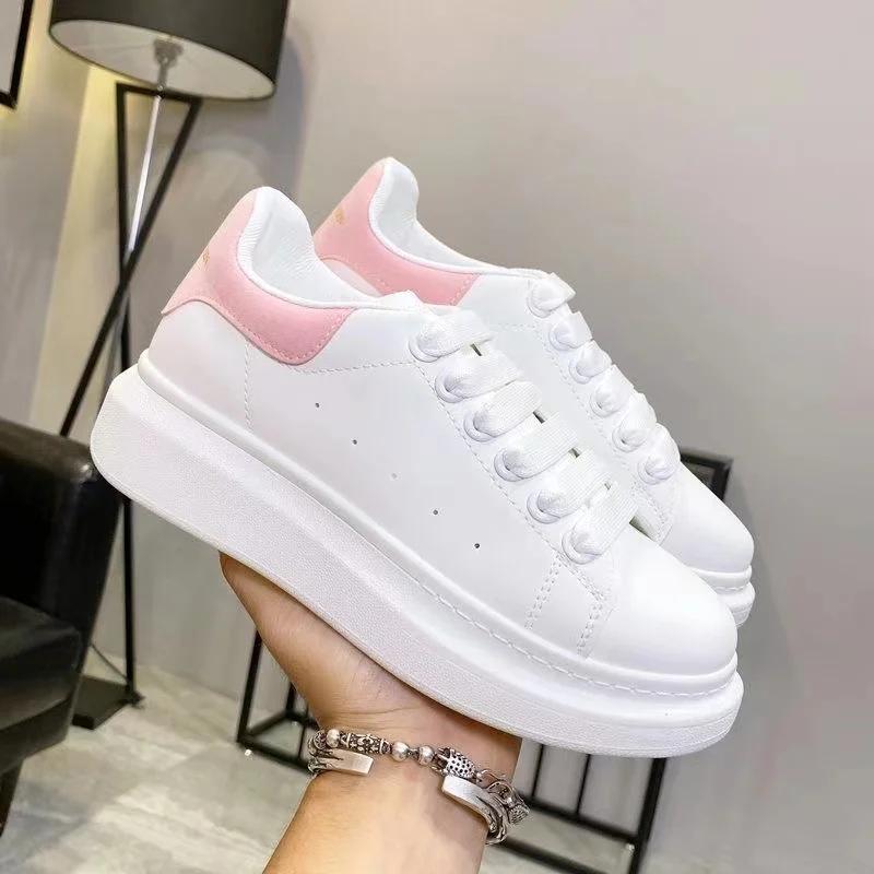 Fashion 2025 Women Causal Shoes Pring Brand Spring Designer Wedges White Sneakers Platform Tenis Feminino Trainers Female Walking