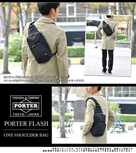 (Porter) PORTER Ein-Schulter-Tasche Body Bag [FLASH] 1. Schwarz