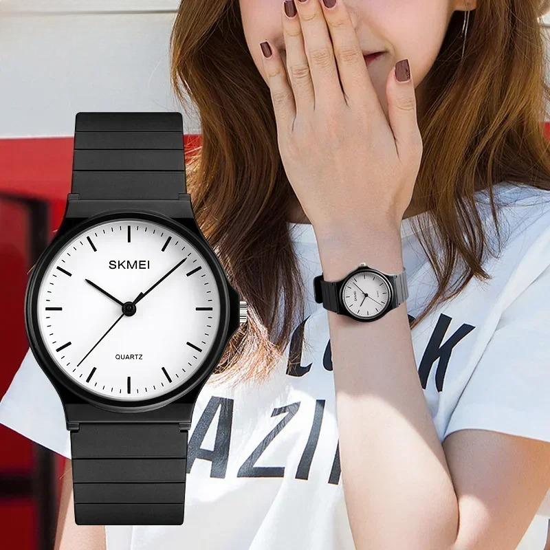 1419 Luxury Quartz Watches for Women Silicone Waterproof Simple Sports Woman Wristwatches Girls Clock Gift Montre Femme