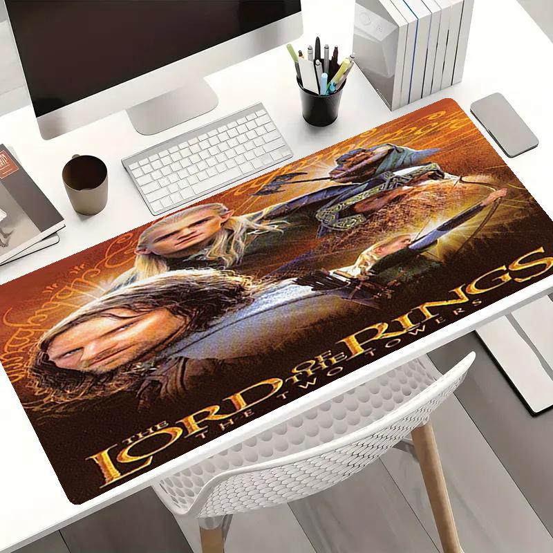 The Lord of the Rings Theme Mouse Pad, Non Slip Rubber Base, Multifunctional Office & Home Decor, Perfect for Workspace Personalization.