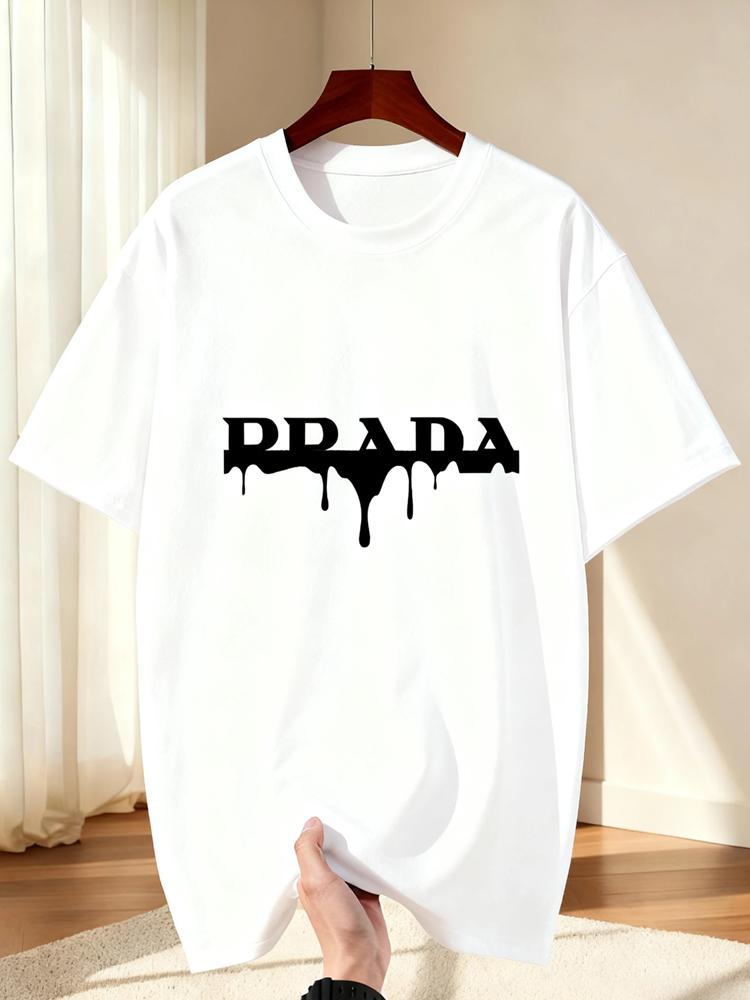 Spring and summer 2026 new mens and womens cotton Tshirts featuring stylish brand letter designs and casual pattern shortsl