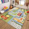 City Map Traffic Game Carpet Children's Carpet Crawling Mat