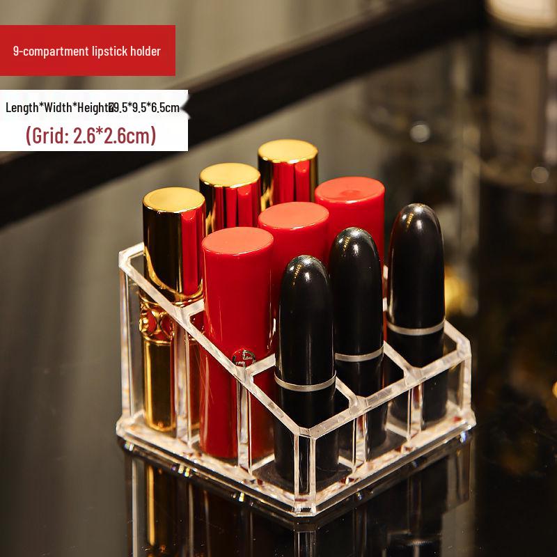 

Акриловый органайзер для помады: Пылезащитный настольный ящик для хранения с крышкой для косметики