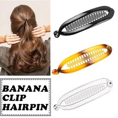 Bananová spona do vlasů Ječmenný twist Hřeben Svorka Držák 15CM Nový Držák Rybí Banánové spony Dámský doplněk do vlasů