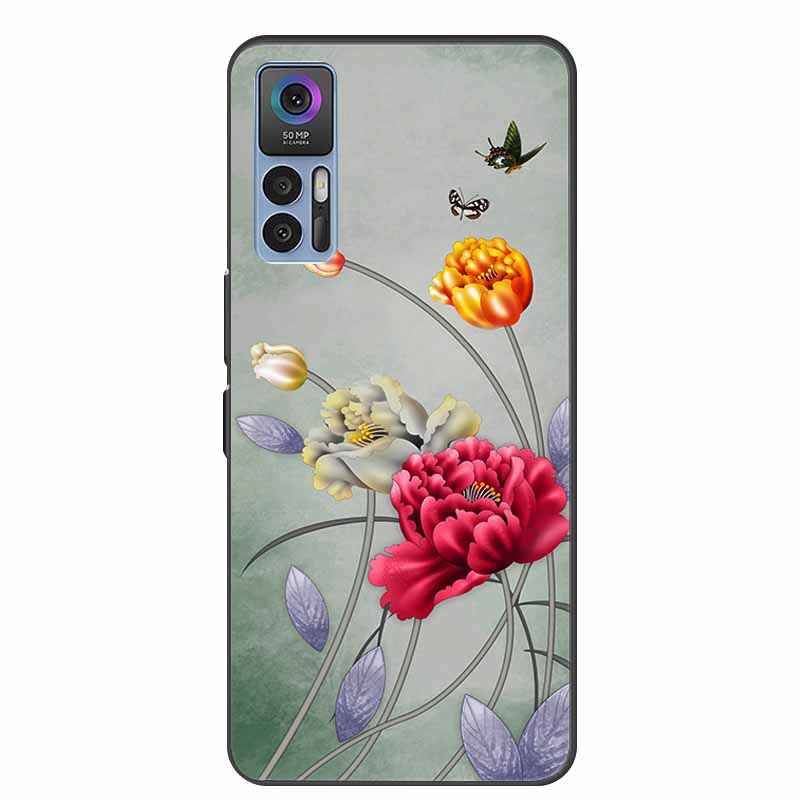 For TCL 30 Plus Case Luxury Soft Silicone Back Cover Phone Case for TCL 30 SE Coque TCL 30 5G for TCL 30+ Protector T676J Fundas