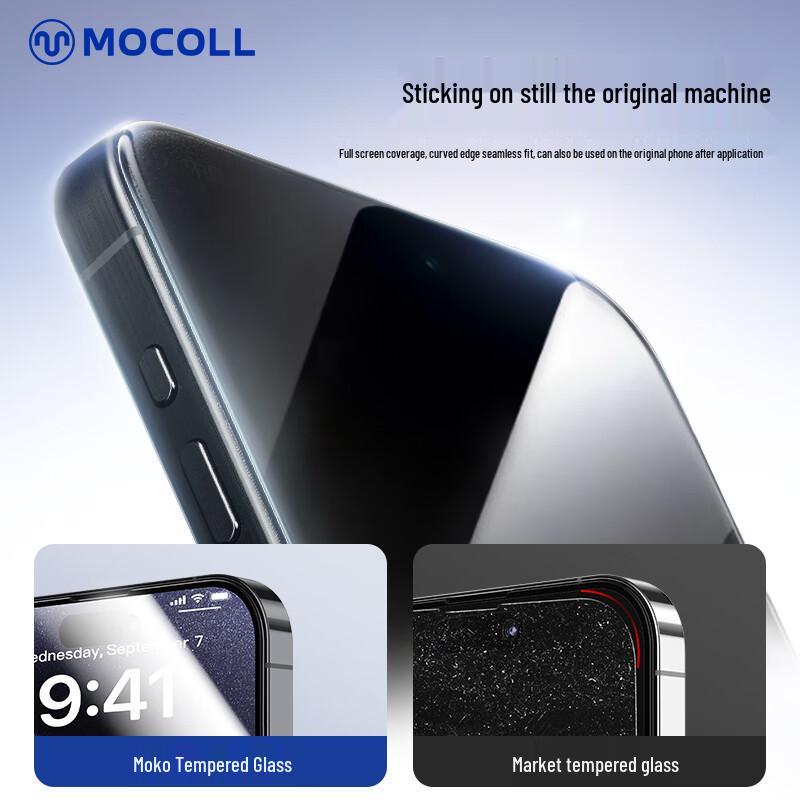 Mocoll iPhone Tempered Glass Screen Protector