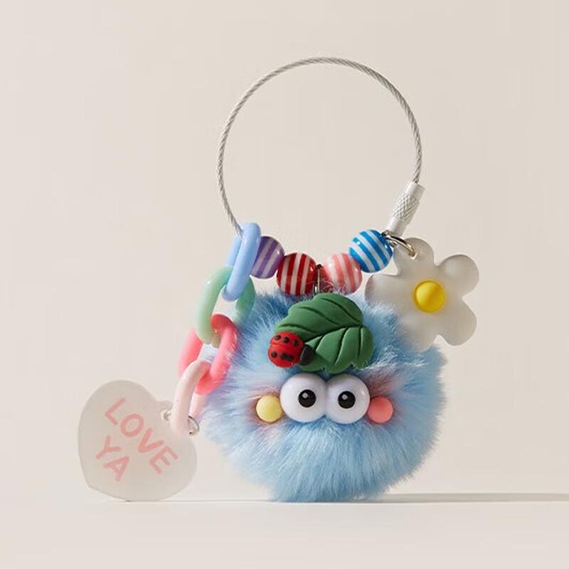 Милый Румяный Божья Коровка и Сажа Плюшевая Сумка Брелок