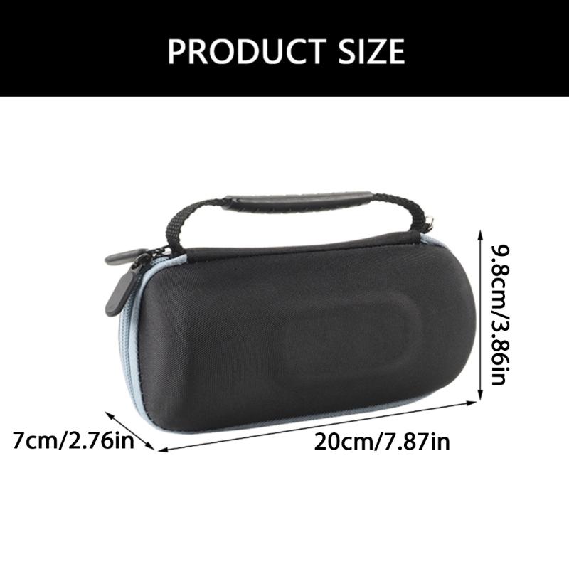 Hard Carry Case For Flip 7 Bluetooth-compatible Speaker Holder Shockproof Bag with Shoulder Strap Soft Flocking Interior