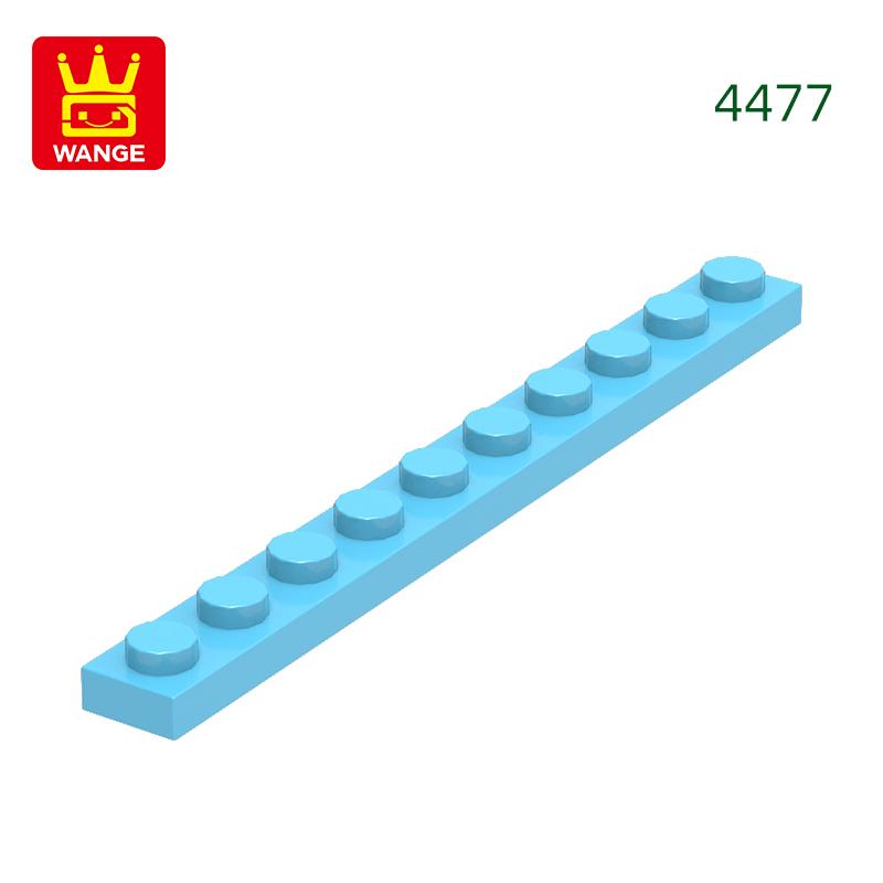 Non-Toxic 61Pcs/Lot 4477 1X10 Thin Building Block Moc Accessories Compatible With Brick Children Toys Gift Box
