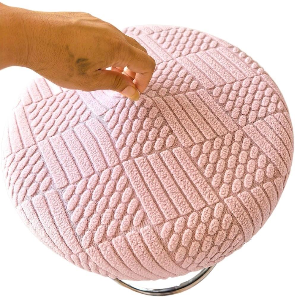 Thickened Round Chair Cover Elastic Stool Cushion Slipcover New Bar Round Stool Cover