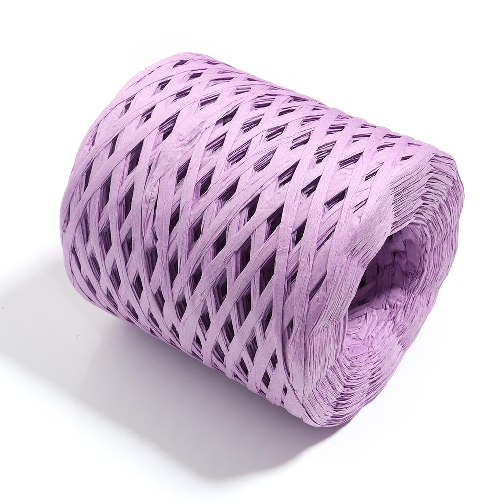 200M/roll Raffia Straw Yarn Colorful Paper Braided Rope for Handmade Craft Knitting Crocheting Threads DIY Bouquet Gift Package