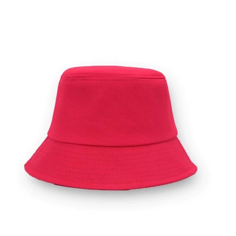 Cotton Summer Bucket Hat Children Candy Color Outdoor Customized Hat Running Hiking Cap Basin Breath Casual Leisure Beach Cap