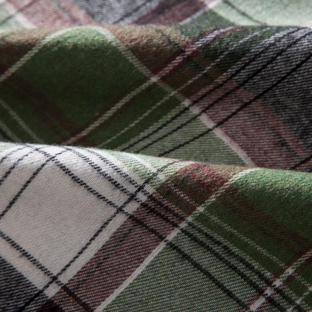 Spring Autumn Men's Checkered Hooded Shirt Man Casual Loose Button Up Plaid Shirts