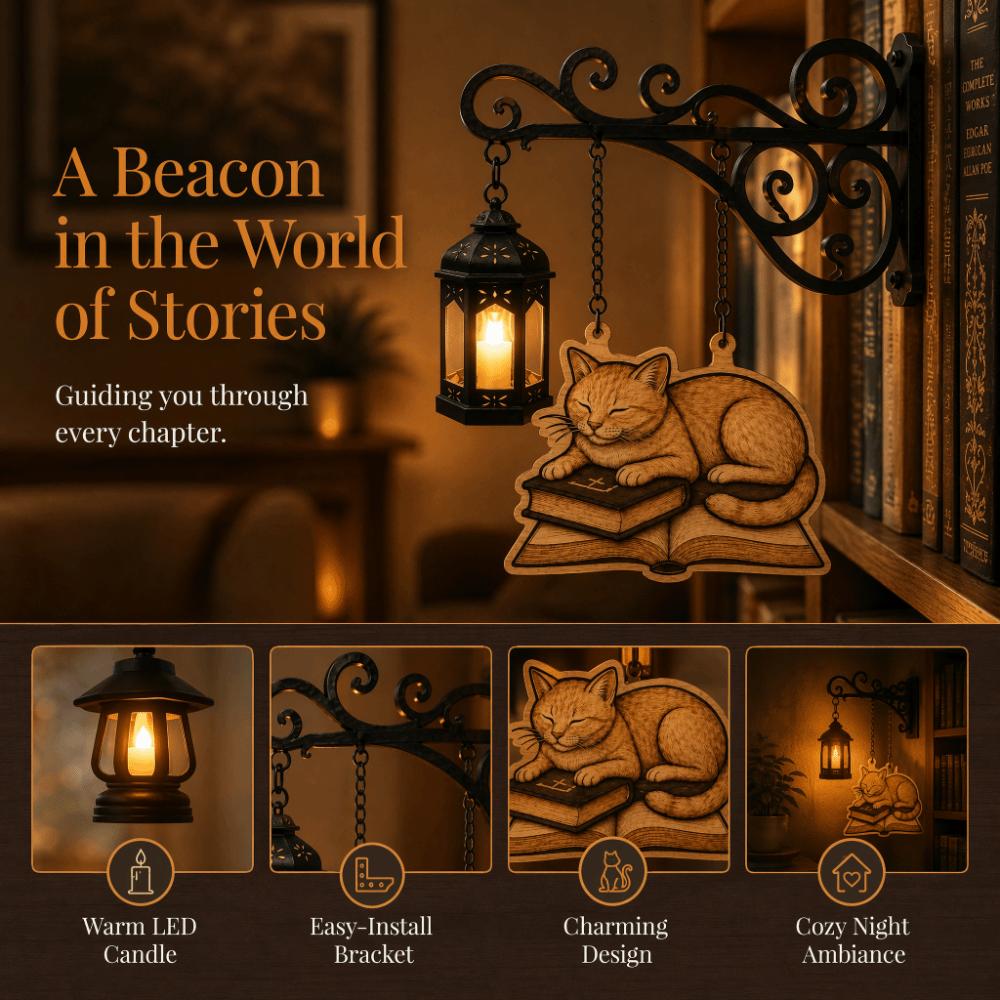 Warm Glow Bookshelf Lighting Vintage Reading Light Fantasy Bookcase Lamp Home Decor