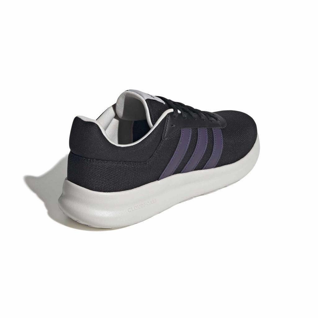 Adidas Light Racer Unisex Core One Size cm 4.0 Sneakers, Adult, NLD67, Black/Aurora Plum/Grey (JR8543), 26.0