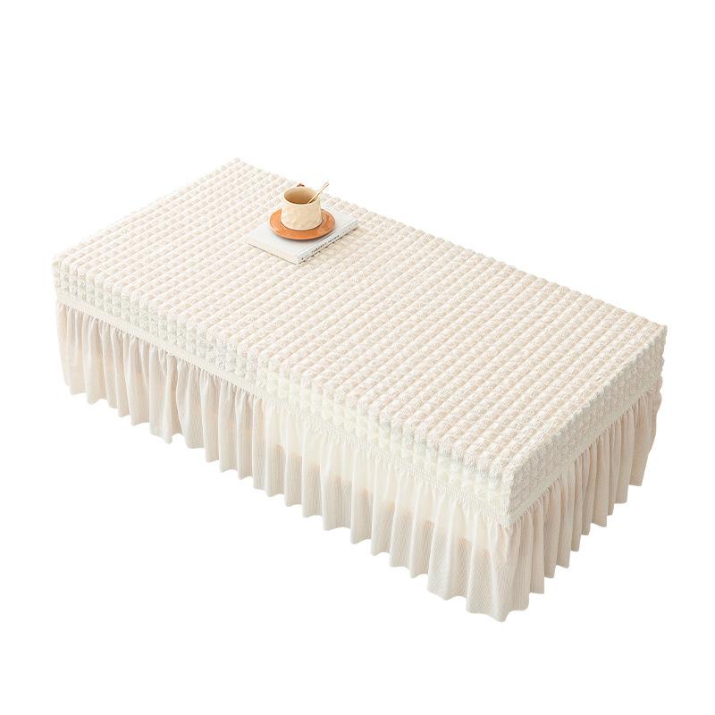 Tablecloth Coffee Table Set Seersucker Stretch Table Cover Full Cover Table Cover Lace Lace Table Cover